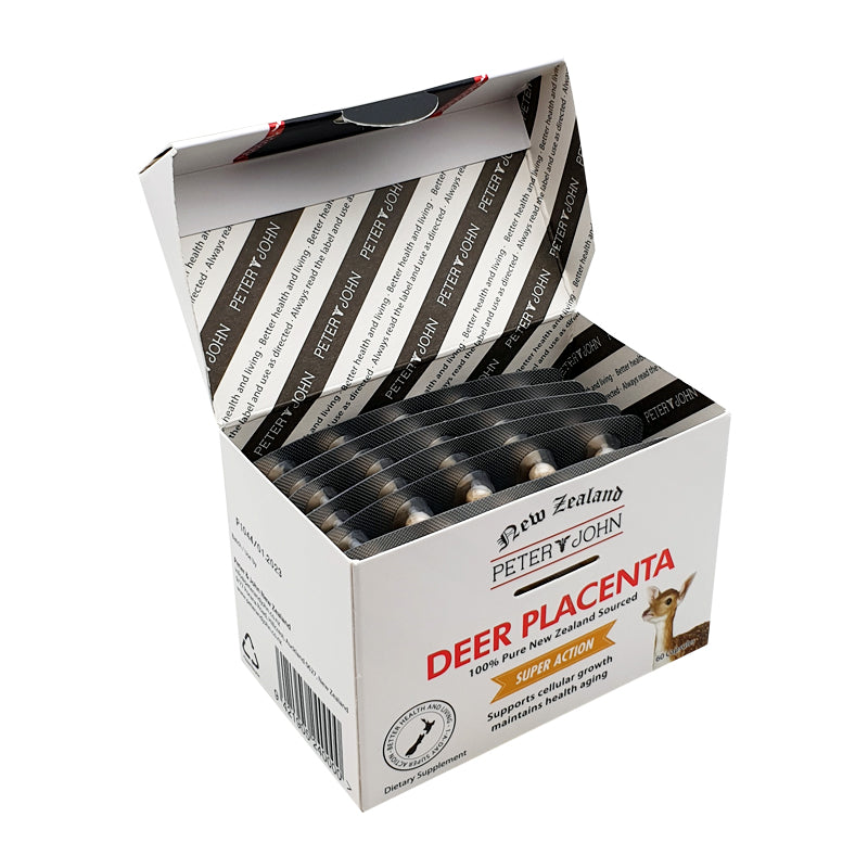 Deer Placenta Extract Capsules (60 Count) - Daily Vitality Support