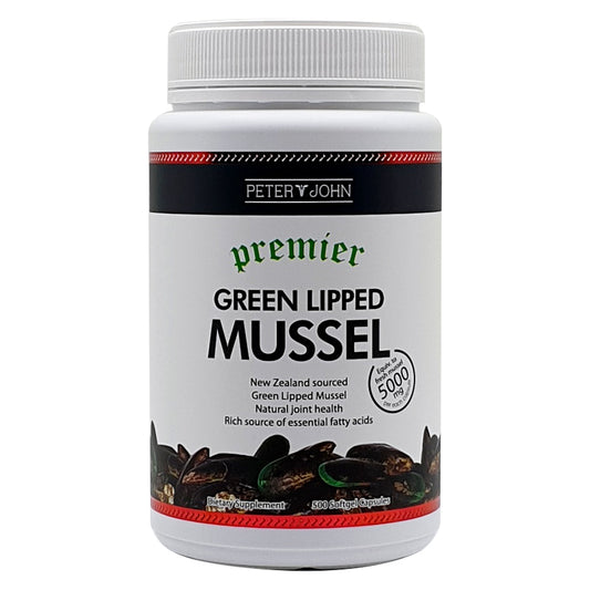 Green Lipped Mussel Extract 5000mg (500 Capsules) - Mobility Support