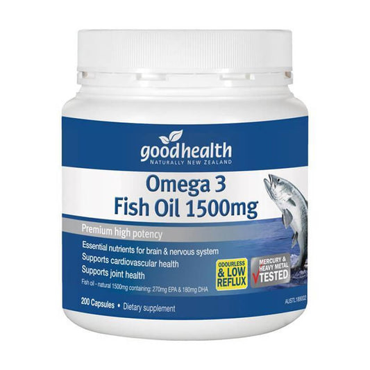 グッドヘルス オメガ3 1500mg (200粒) - 日々の健康維持をサポート