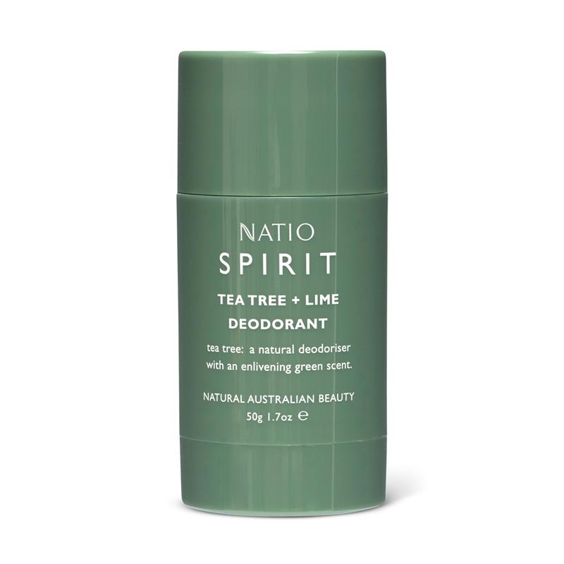 Natio Spirit Tea Tree + Lime Deodorant 50g