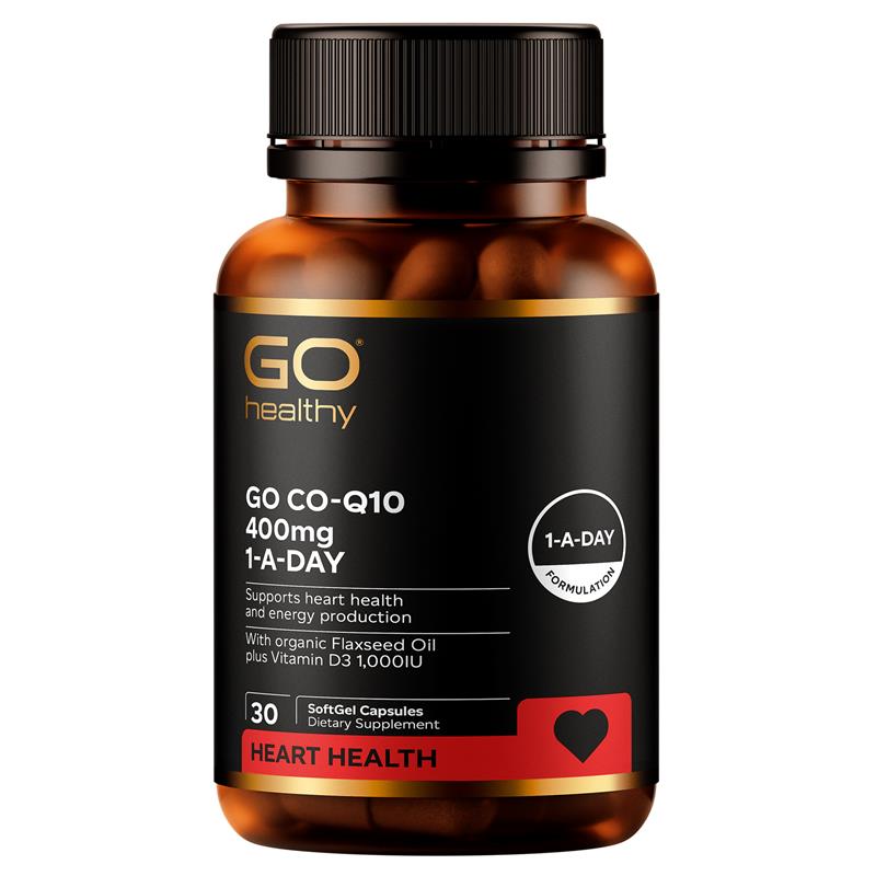GO Healthy Co-Q10 400mg 1-A-Day 30 Capsules