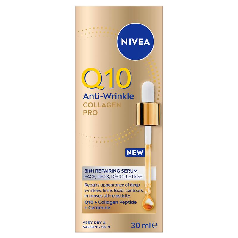Nivea Q10 Collagen Pro 3-In-1 Repairing Serum 30ml