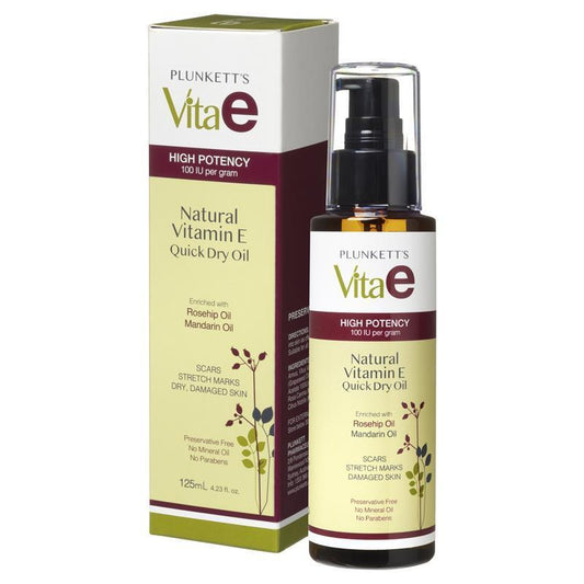 Natural Vitamin E Quick Dry Oil 125ml