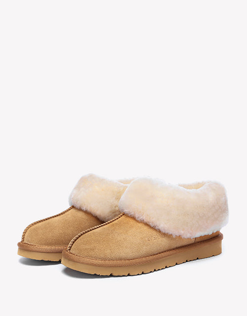 Homey Slipper Suede In Chestnut