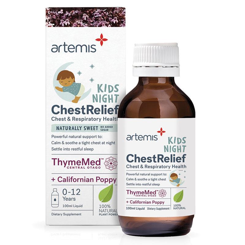 Artemis Kids ChestRelief Night 100ml - Natural Sleep & Breathing Support