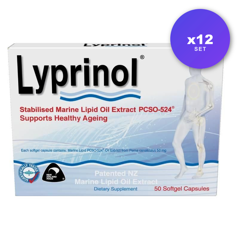 Lyprinol 50 Soft Gel Capsules 12 SETS