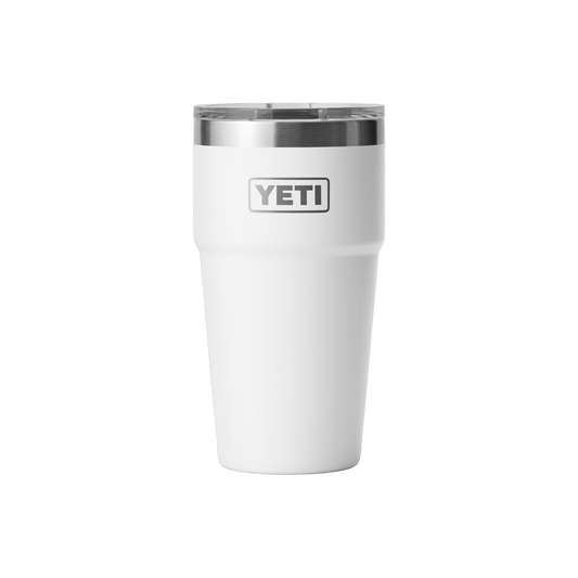 YETI ランブラー スタッカブルカップ 20oz 保冷 保温 591ml - ホワイト