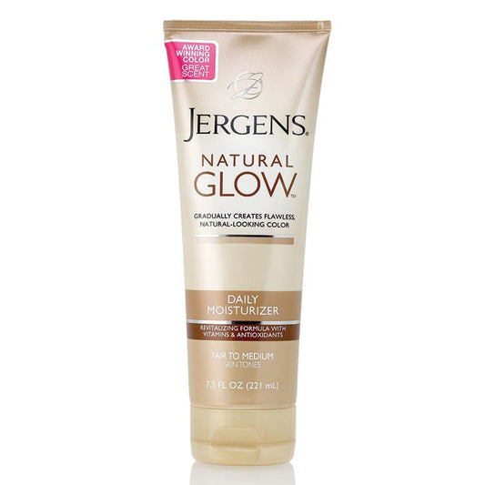 Jergens Natural Glow Daily Moisturiser Fair to Medium Skin Tones 221ml