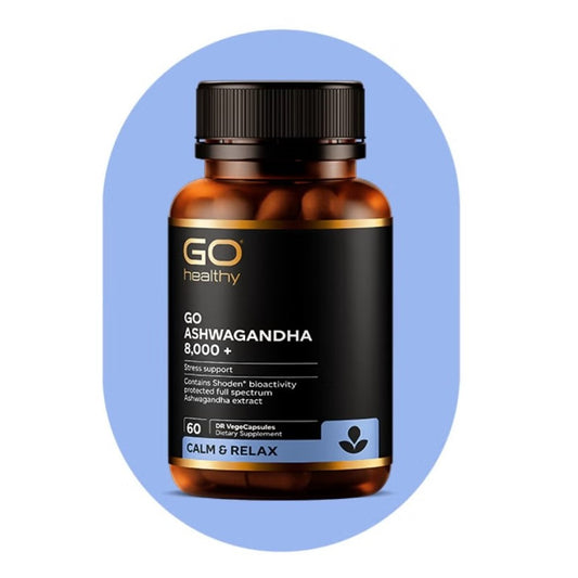 Ashwagandha 8000+ High Potency (60 Capsules)