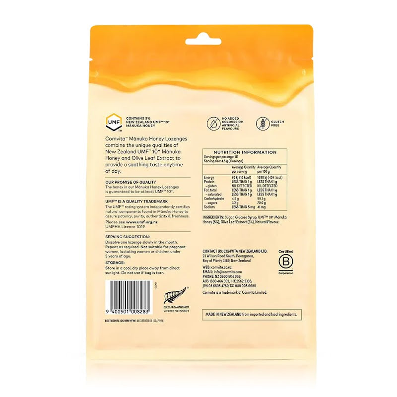 Comvita Manuka Honey Lozenges with Olive (500g)