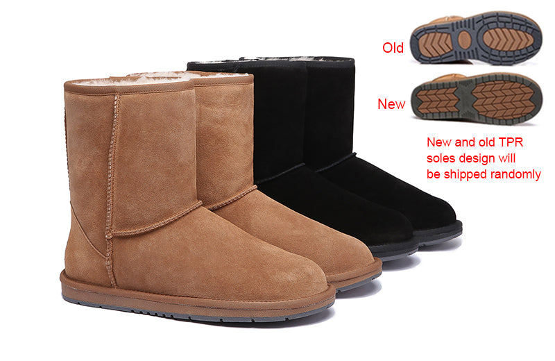 Short Classic Suede Boots