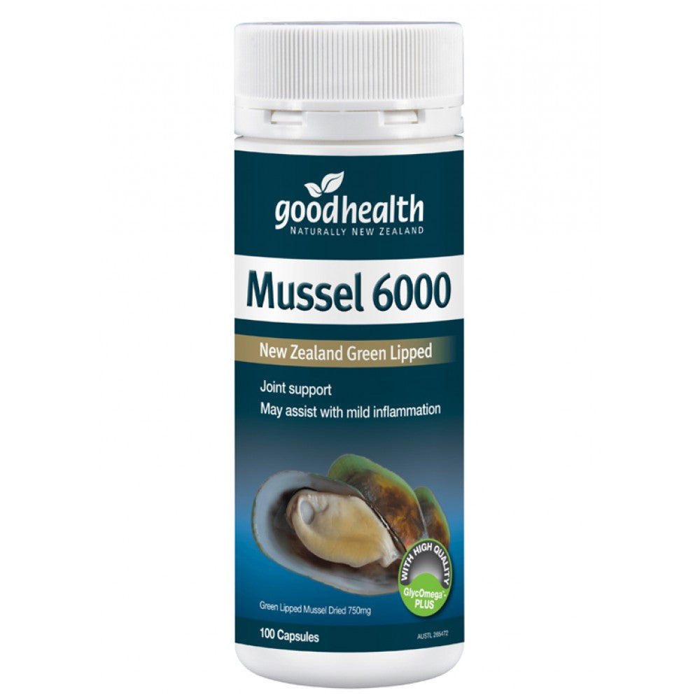 グリーンリップドマッスル 6000mg - 関節サポート (100粒)