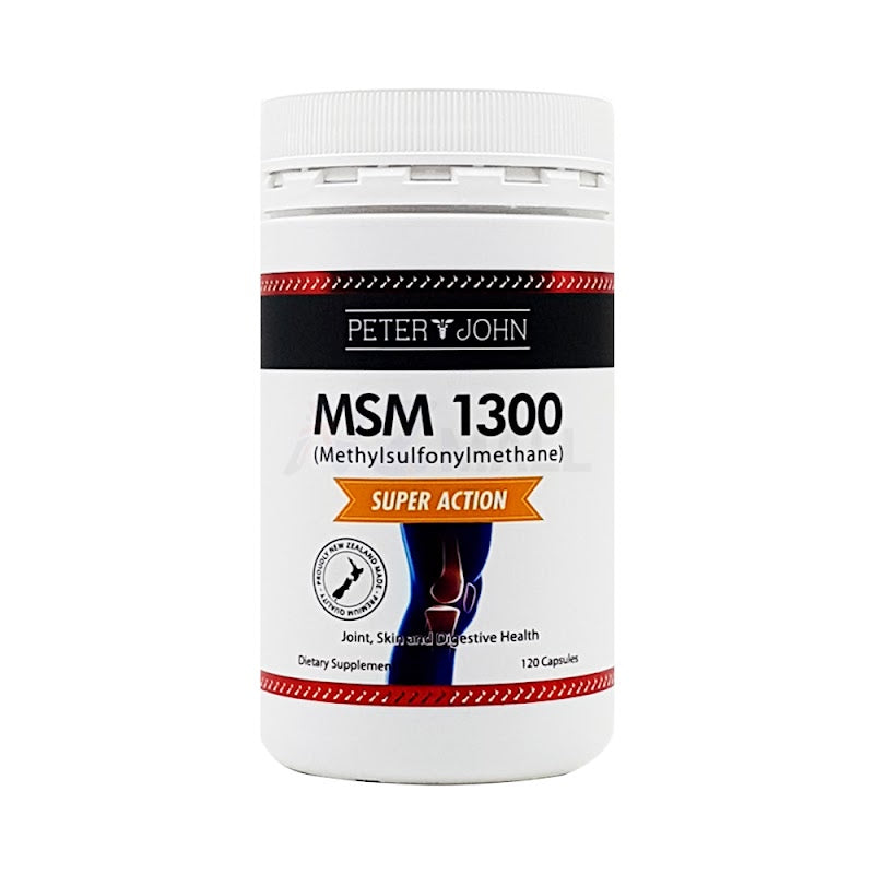 MSM 1300mg - Daily Mobility & Comfort Support (120 Capsules)