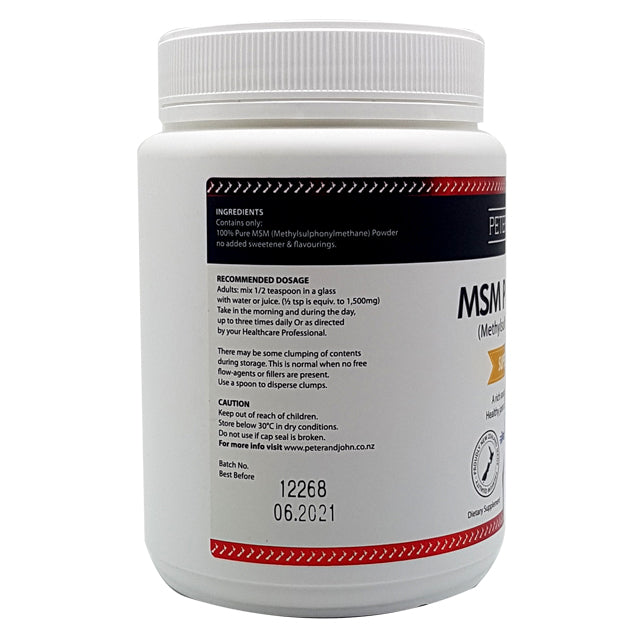 MSM Powder 1kg - Daily Mobility & Wellness Support