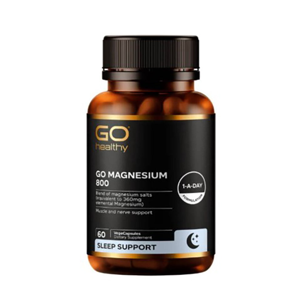 GO Healthy Magnesium 800mg 60 VegeCapsules
