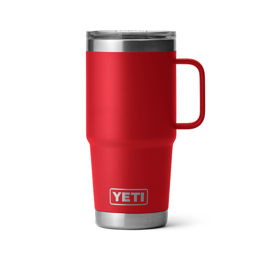 YETI 램블러 20온스 여행용 머그 - 레스큐 레드