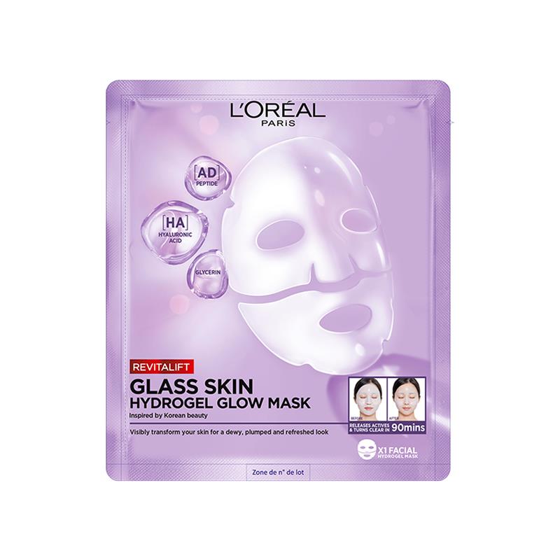 Revitalift Filler Glass Skin Hydrogel Glow Mask
