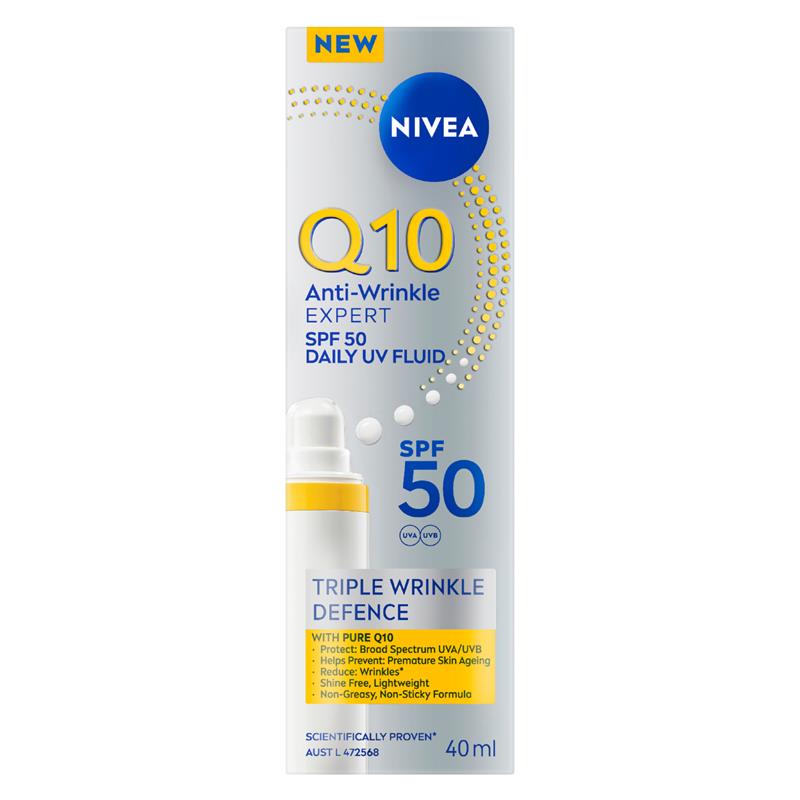 Nivea Q10 UV Day Fluid SPF50+ 40ml