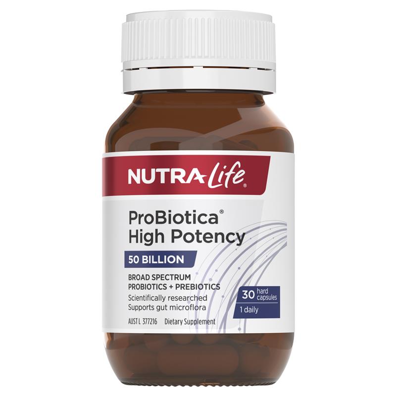 High Potency 50 Billion Probiotic - Daily Digestive Balance