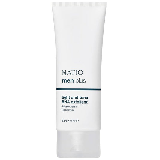 ナティオ NATIO メン プラス タイト＆トーン BHA エクスフォリエーター 80ml メンズ 角質ケア 洗い流し不要 化粧水 スキンケア