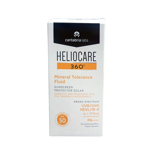 Heliocare 360 Mineral Tolerance Fluid SPF 50 (50ml)