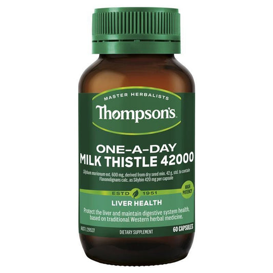 Milk Thistle 42000 60 Capsules - Daily Digestive Wellness