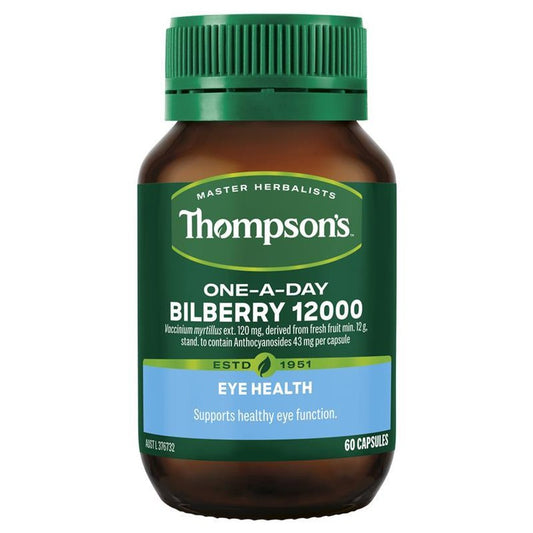 Bilberry 12000 60 Capsules - Daily Vision Support