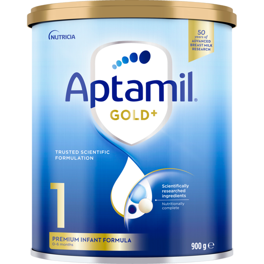 Aptamil Gold+ 1 Premium Infant Formula From 0 To 6 Months 900g