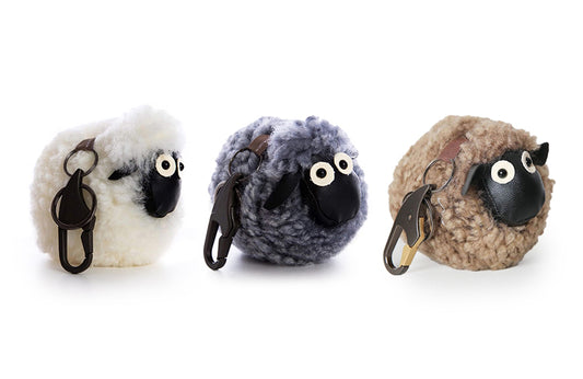 Auskin SW Curly Sheep Key Ring
