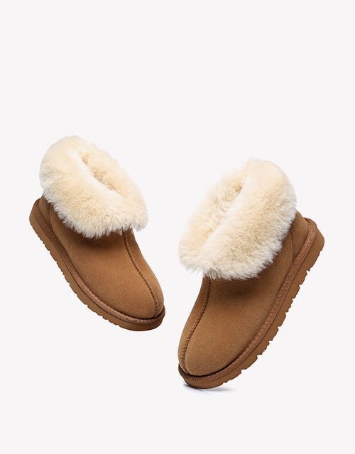 Mallow Slipper - Chestnut