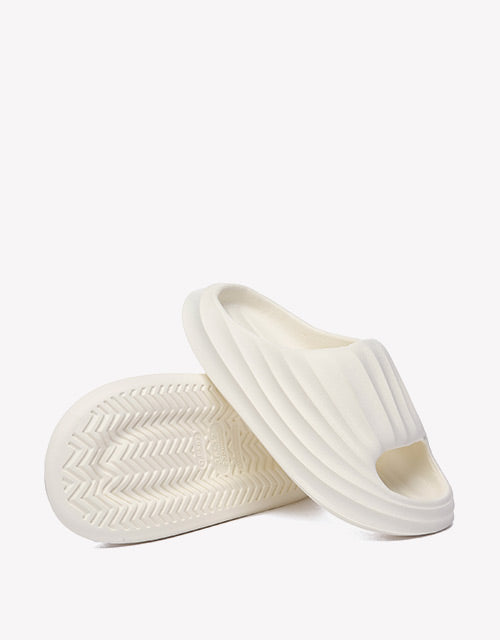 Women Cloud Slippers Plus - White