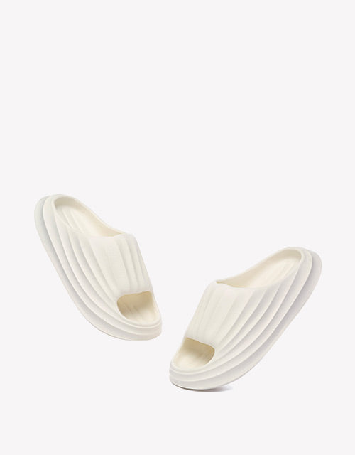 Women Cloud Slippers Plus - White