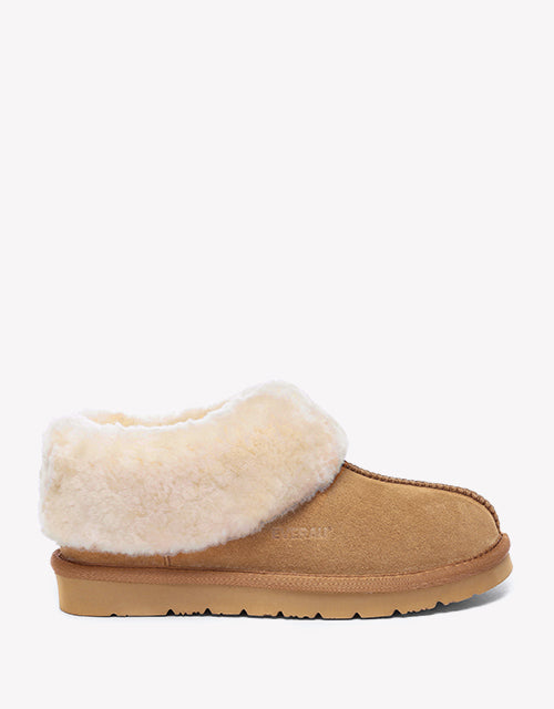 Homey Slipper Suede In Chestnut