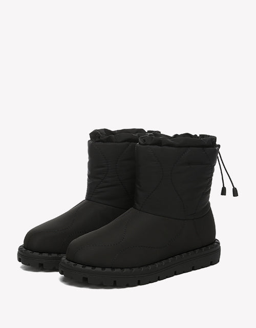Sonita Drawstring Boots - White