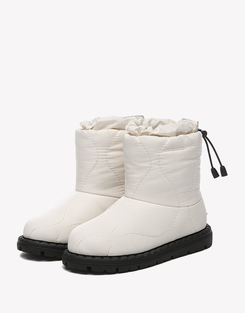 Sonita Kids Waterproof Drawstring Boots