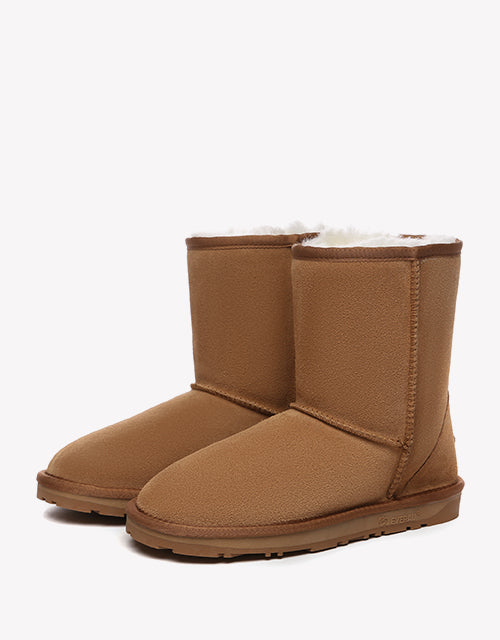 Short Classic Suede Boots