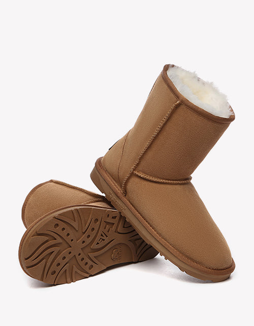Short Classic Suede Boots