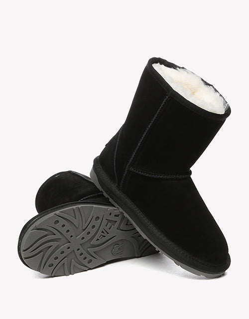 Short Classic Suede Boots