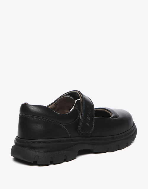Chris Senior School Shoes - Black