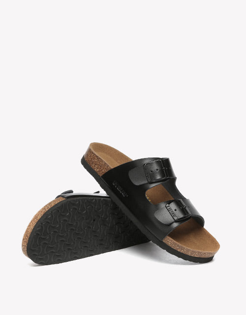 Mick Sandal Slides - Black