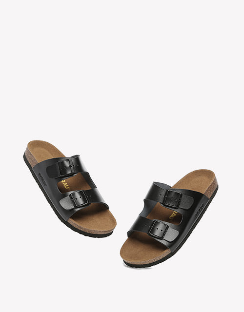 Mick Sandal Slides - Black