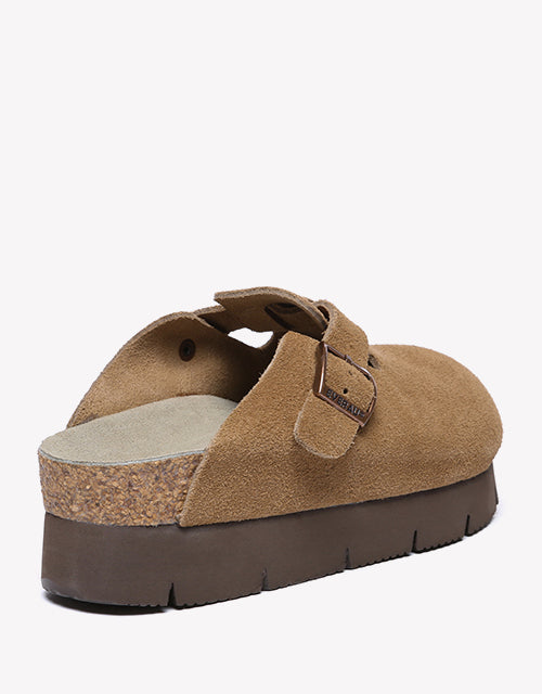 Brooklyn Platform Sandals in Brown