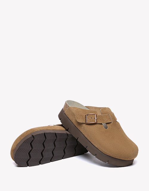 Brooklyn Platform Sandals in Brown