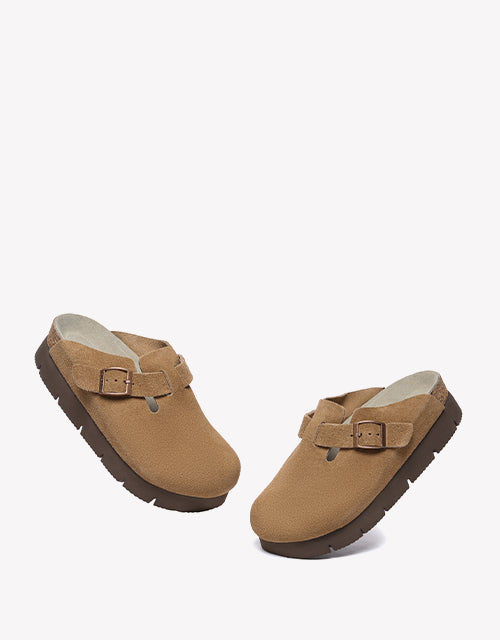 Brooklyn Platform Sandals in Brown