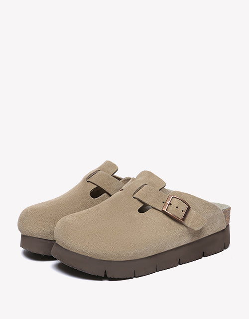 Brooklyn Platform Sandals in Brown