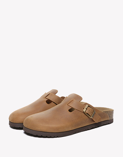 Brooklyn Slides - Chestnut