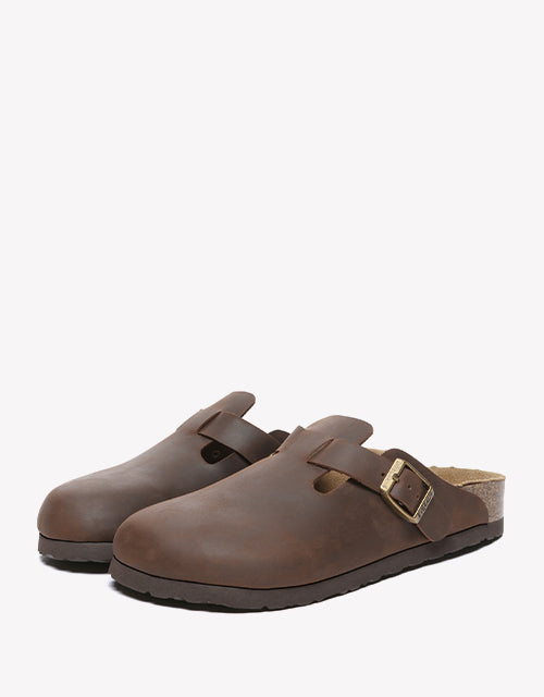 Brooklyn Slides - Chestnut