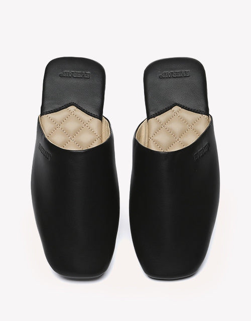 Wafaa Leather Slides