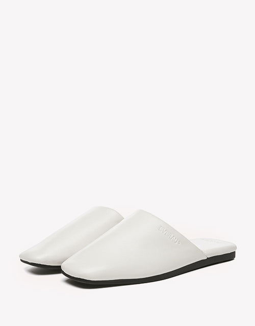 Wafaa Leather Slides