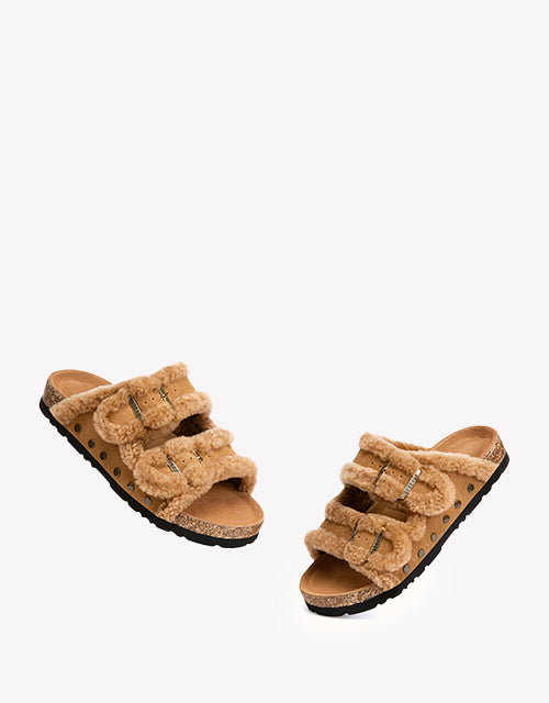로벨 스터드 슬리퍼